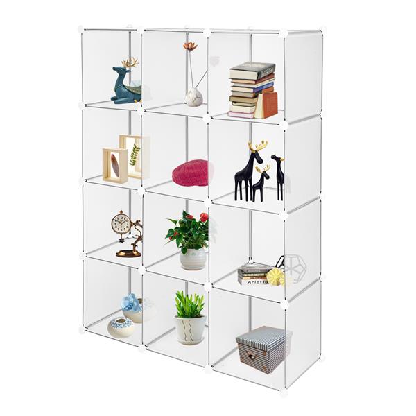 12 Grid White Storage Rack Without Doors 12 Grid White Storage Rack Without Doors