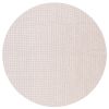 8' Round Brown Non Slip Outdoor Rug Pad