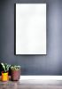 51" Black Metal Framed Full Length Hanging Mirror