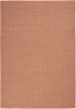 5' X 7' Rust Power Loom Area Rug