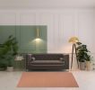 5' X 7' Rust Power Loom Area Rug