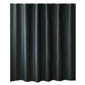Black PEVA Bathroom Shower Curtain Waterproof Shower Curtain Bathroom Decoration, 71x71inch