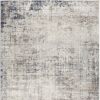 2' X 3' Navy Blue Distressed Striations Scatter Rug