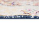 10' Blue And Beige Medallion Runner Rug