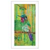 Purple Throated Mountain Gem White Framed Print Wall Art