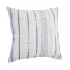 20" Blue and White Throw Pillow