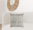 22" Light Gray Cotton Throw Pillow