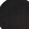4' Black Round Indoor Outdoor Area Rug