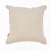 18" Red and Ivory Throw Pillow