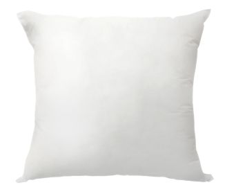 18" White Throw Pillow Insert