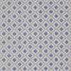 9' X 12' Blue And Grey Gingham Non Skid Indoor Outdoor Area Rug