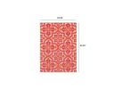 5' X 8' Pink And Orange Moroccan Indoor Outdoor Area Rug