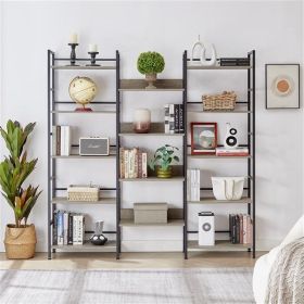 Large Open Bookshelves, Grey