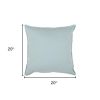 Blue Solid Light Textured Modern Throw Pillow