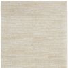 6' Beige And Ivory Indoor Outdoor Runner Rug