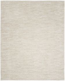 7' X 10' Beige And Ivory Indoor Outdoor Area Rug