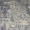 5' X 7' Grey And Beige Abstract Power Loom Non Skid Area Rug