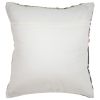 18" Blue and Beige Throw Pillow