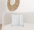20" Blue and White Throw Pillow