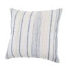 20" Blue and White Throw Pillow