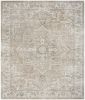 8' X 10' Beige Oriental Power Loom Washable Area Rug