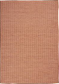 5' X 7' Terracotta Indoor Outdoor Area Rug