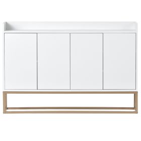 Modern Sideboard Elegant Buffet Cabinet - White