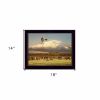 Summer Pastures Black Framed Print Wall Art