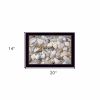 Starfish and Seashell 1 Black Framed Print Wall Art