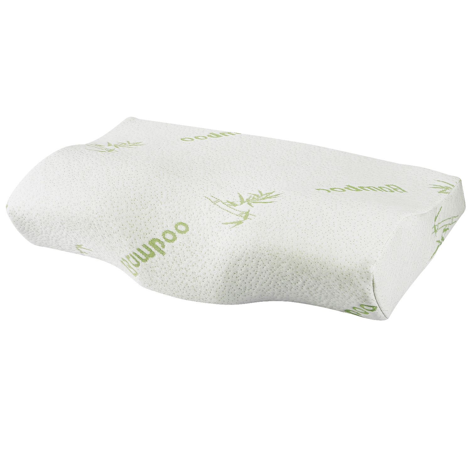 Bamboo Memory Foam Sleep Pillow Contoured Cervical Orthopedic Pillow Neck Support Breath Pillow Bamboo Memory Foam Sleep Pillow Contoured Cervical Orthopedic Pillow Neck Support Breath Pillow