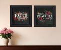 Set Of Two Cherish and Have Faith Print Wall Art