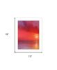 Sunset in Red Print Wall Art