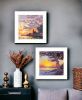 Set Of Two Carmel Beach and Lighthouse Print Wall Art