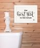 The Best Seat in the House Print Bathroom Wall Art