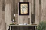 Father Says Framed Print Wall Art