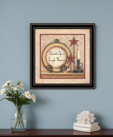 Simple Pleasures Print Wall Art (Framed: Black, Style: 1)