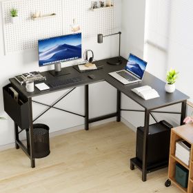 L-shaped Computer Desk (Option: Black 49Inches)