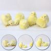1pc Simulated Little Chick Figurine Lifelike Chicken Figurines Animal Figurine Realistic Chicken Photography Props Easter Supplies Easter Toy
