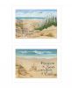Set Of Two Sand Castle and Footprints Print Wall Art