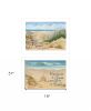 Set Of Two Sand Castle and Footprints Print Wall Art