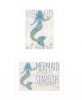 Set Of Two Two Mermaids Print Wall Art