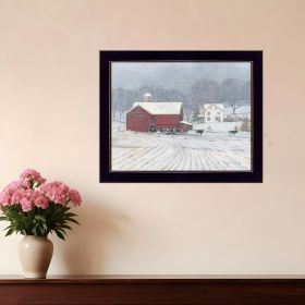 The Home Place Print Wall Art (Framed: Black, Style: 1)